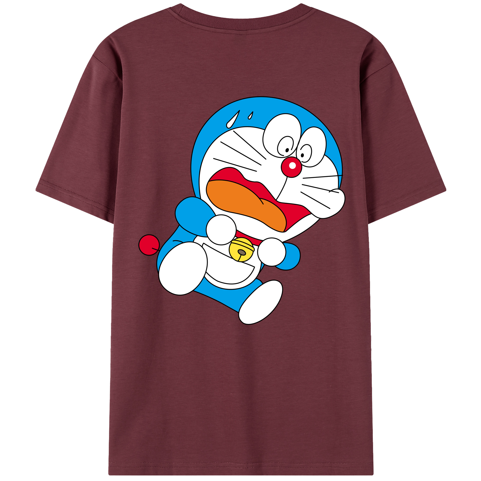 （画像用） ドラえもん Doraemon 綿100％半袖Tシャツ（背面プリント）